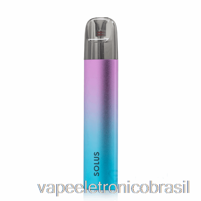 Vape Recarregável Smok Solus 16w Pod Kit Ciano Rosa